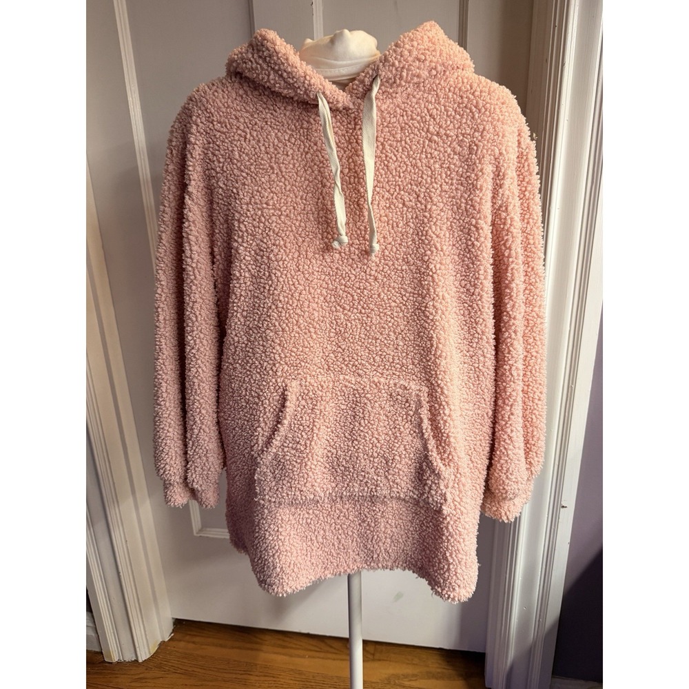 Good Girl Brand Girls  Pink Sherpa Lounge Hoodie Size XL